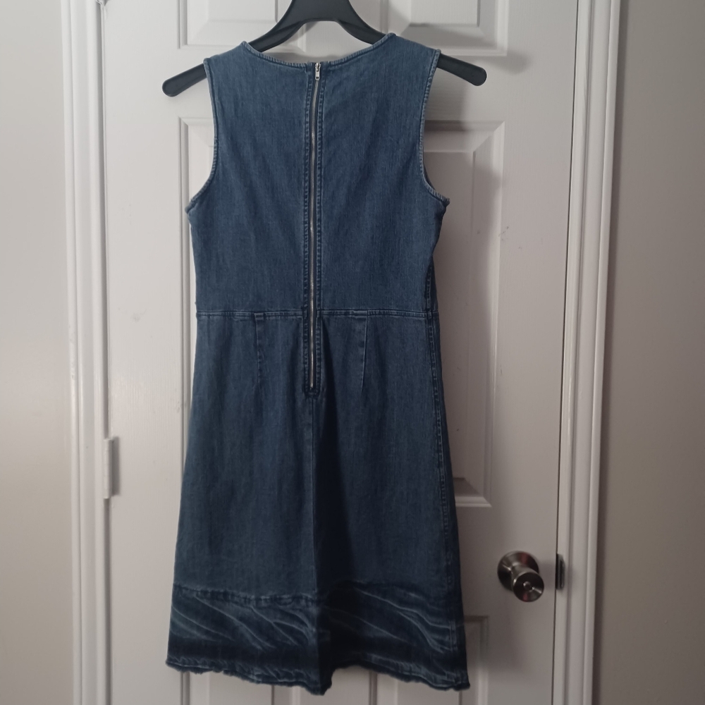 Hope And Harlow Denim Dress Sz L - Picture 3 of 5